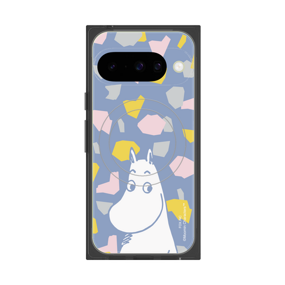 プレミアムスクエアケース with Pixelsnap［ MOOMIN - Familiar face - color ］