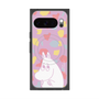 プレミアムスクエアケース with Pixelsnap［ MOOMIN - Fearful face - color ］
