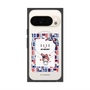 プレミアムスクエアケース with Pixelsnap［ ELLE×マイメロディ＆クロミ - トリコロールカラーグラフィック5 ］