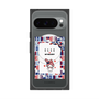 プレミアムスクエアケース with Pixelsnap［ ELLE×マイメロディ＆クロミ - トリコロールカラーグラフィック5 ］