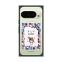 プレミアムスクエアケース with Pixelsnap［ ELLE×マイメロディ＆クロミ - トリコロールカラーグラフィック5 ］