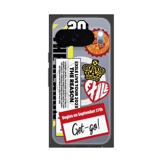 プレミアムスクエアケース with Pixelsnap［ EXILE LIVE TOUR 2025 "THE REASON" - ステッカー ］