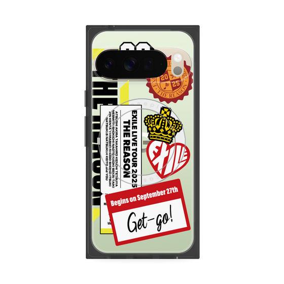 プレミアムスクエアケース with Pixelsnap［ EXILE LIVE TOUR 2025 "THE REASON" - ステッカー ］