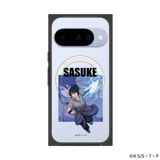 プレミアムスクエアケース with Pixelsnap［ NARUTO-ナルト- 疾風伝 - うちはサスケ ］