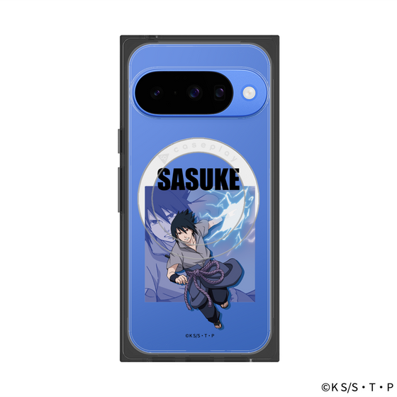 プレミアムスクエアケース with Pixelsnap［ NARUTO -ナルト- 疾風伝 - うちはサスケ ］