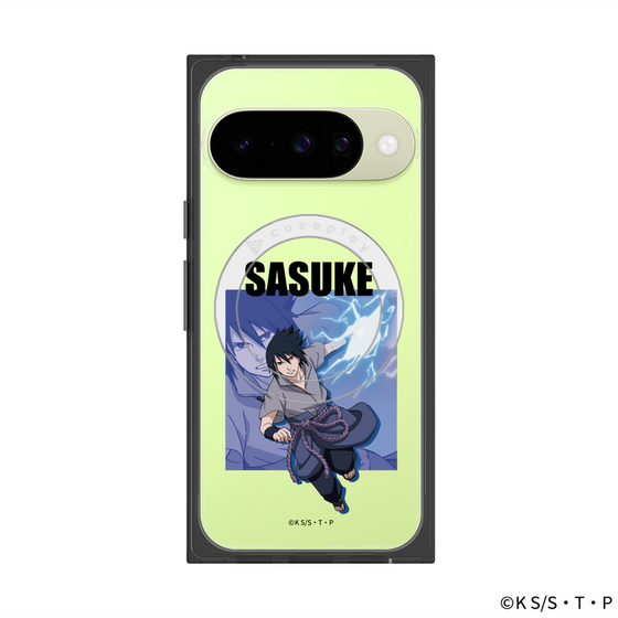 プレミアムスクエアケース with Pixelsnap［ NARUTO -ナルト- 疾風伝 - うちはサスケ ］