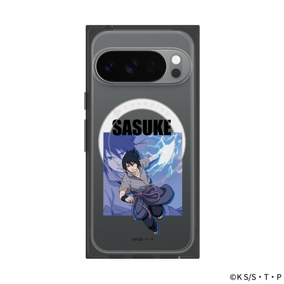 プレミアムスクエアケース with Pixelsnap［ NARUTO -ナルト- 疾風伝 - うちはサスケ ］