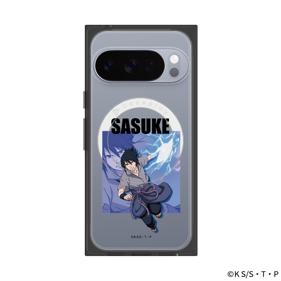 プレミアムスクエアケース with Pixelsnap［ NARUTO -ナルト- 疾風伝 - うちはサスケ ］