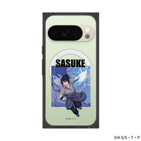 プレミアムスクエアケース with Pixelsnap［ NARUTO -ナルト- 疾風伝 - うちはサスケ ］