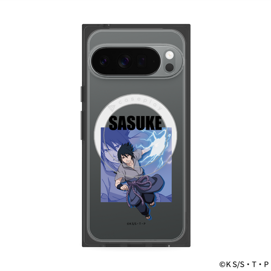 プレミアムスクエアケース with Pixelsnap［ NARUTO -ナルト- 疾風伝 - うちはサスケ ］