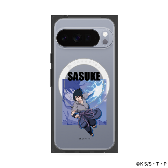 プレミアムスクエアケース with Pixelsnap［ NARUTO -ナルト- 疾風伝 - うちはサスケ ］