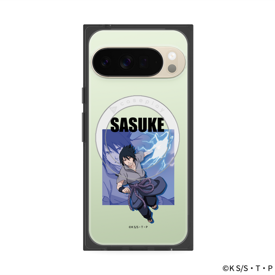 プレミアムスクエアケース with Pixelsnap［ NARUTO -ナルト- 疾風伝 - うちはサスケ ］