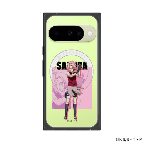 プレミアムスクエアケース with Pixelsnap［ NARUTO -ナルト- 疾風伝 - 春野サクラ ］