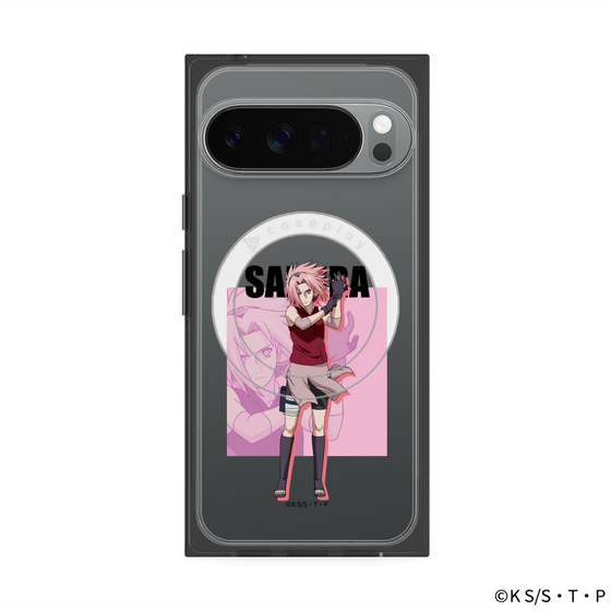 プレミアムスクエアケース with Pixelsnap［ NARUTO -ナルト- 疾風伝 - 春野サクラ ］