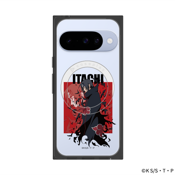 プレミアムスクエアケース with Pixelsnap［ NARUTO-ナルト- 疾風伝 - うちはイタチ ］