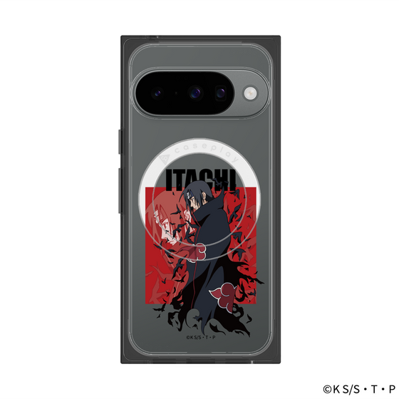 プレミアムスクエアケース with Pixelsnap［ NARUTO -ナルト- 疾風伝 - うちはイタチ ］