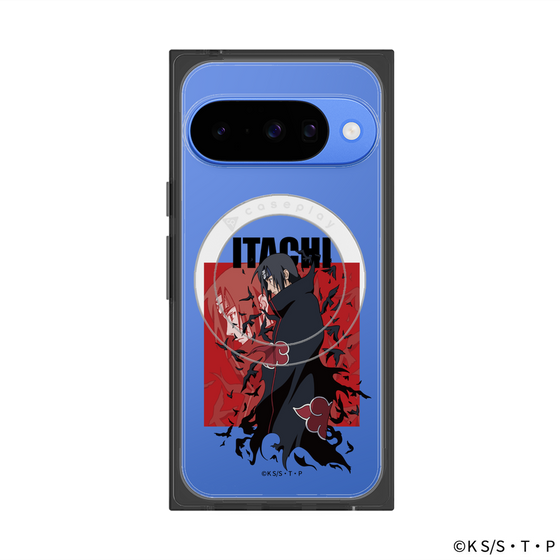 プレミアムスクエアケース with Pixelsnap［ NARUTO -ナルト- 疾風伝 - うちはイタチ ］