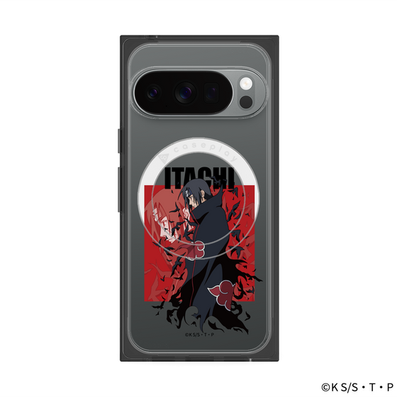 プレミアムスクエアケース with Pixelsnap［ NARUTO -ナルト- 疾風伝 - うちはイタチ ］