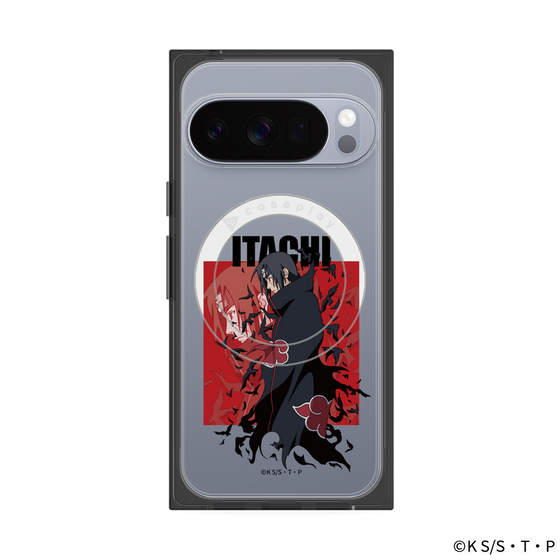 プレミアムスクエアケース with Pixelsnap［ NARUTO -ナルト- 疾風伝 - うちはイタチ ］