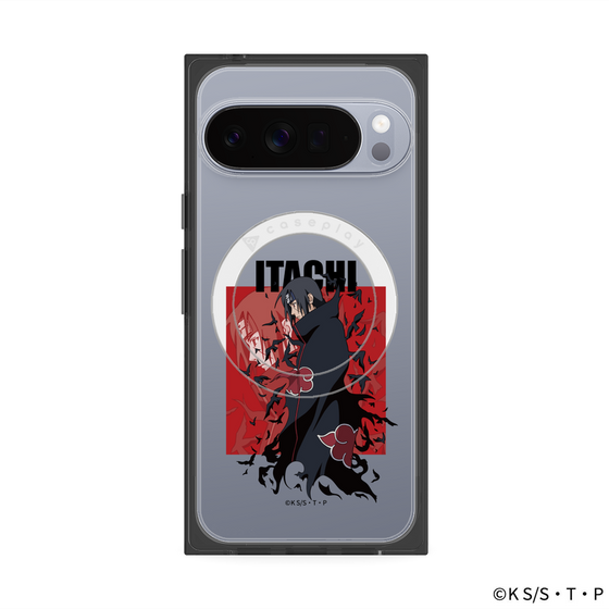 プレミアムスクエアケース with Pixelsnap［ NARUTO -ナルト- 疾風伝 - うちはイタチ ］