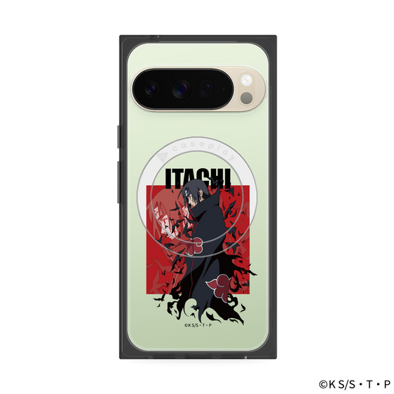 プレミアムスクエアケース with Pixelsnap［ NARUTO -ナルト- 疾風伝 - うちはイタチ ］