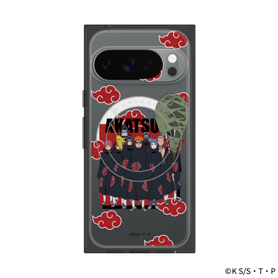 プレミアムスクエアケース with Pixelsnap［ NARUTO -ナルト- 疾風伝 - 暁 ］