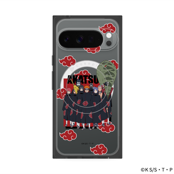 プレミアムスクエアケース with Pixelsnap［ NARUTO -ナルト- 疾風伝 - 暁 ］