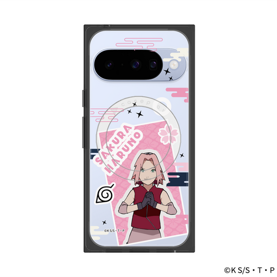 プレミアムスクエアケース with Pixelsnap［ NARUTO-ナルト- 疾風伝 - ステッカー - 春野サクラ ］