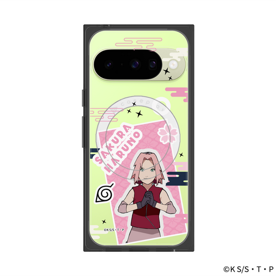 プレミアムスクエアケース with Pixelsnap［ NARUTO -ナルト- 疾風伝 - ステッカー - 春野サクラ ］
