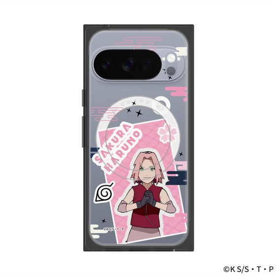 プレミアムスクエアケース with Pixelsnap［ NARUTO -ナルト- 疾風伝 - ステッカー - 春野サクラ ］