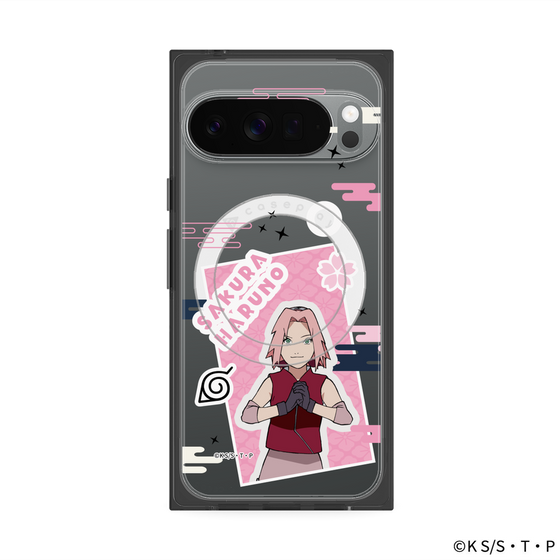 プレミアムスクエアケース with Pixelsnap［ NARUTO -ナルト- 疾風伝 - ステッカー - 春野サクラ ］