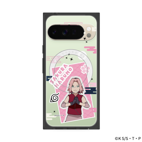 プレミアムスクエアケース with Pixelsnap［ NARUTO -ナルト- 疾風伝 - ステッカー - 春野サクラ ］