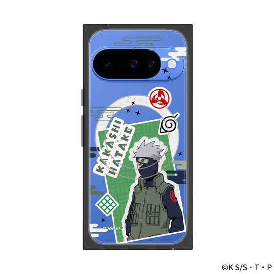 プレミアムスクエアケース with Pixelsnap［ NARUTO -ナルト- 疾風伝 - ステッカー - はたけカカシ ］