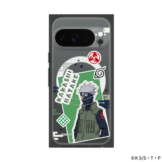 プレミアムスクエアケース with Pixelsnap［ NARUTO -ナルト- 疾風伝 - ステッカー - はたけカカシ ］