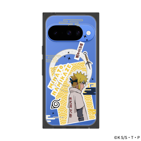 プレミアムスクエアケース with Pixelsnap［ NARUTO -ナルト- 疾風伝 - ステッカー - 波風ミナト ］