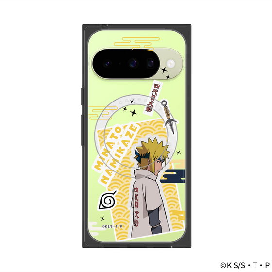 プレミアムスクエアケース with Pixelsnap［ NARUTO -ナルト- 疾風伝 - ステッカー - 波風ミナト ］