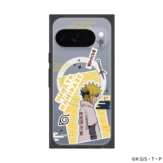 プレミアムスクエアケース with Pixelsnap［ NARUTO -ナルト- 疾風伝 - ステッカー - 波風ミナト ］