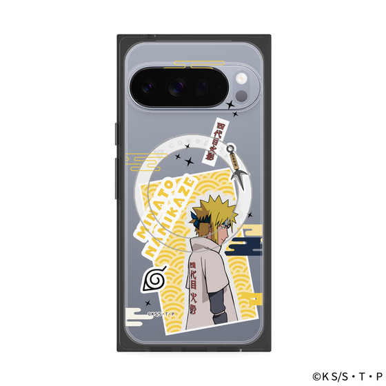 プレミアムスクエアケース with Pixelsnap［ NARUTO -ナルト- 疾風伝 - ステッカー - 波風ミナト ］