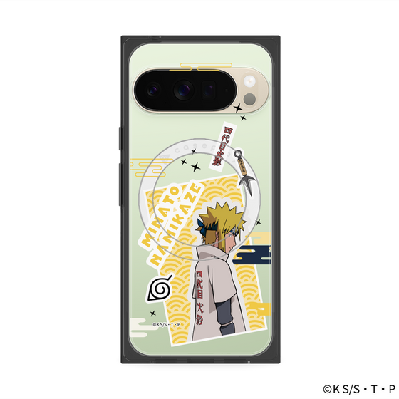 プレミアムスクエアケース with Pixelsnap［ NARUTO -ナルト- 疾風伝 - ステッカー - 波風ミナト ］