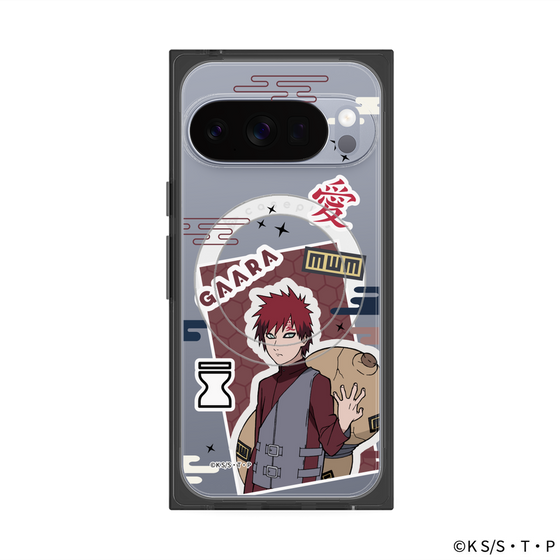 プレミアムスクエアケース with Pixelsnap［ NARUTO -ナルト- 疾風伝 - ステッカー - 我愛羅 ］