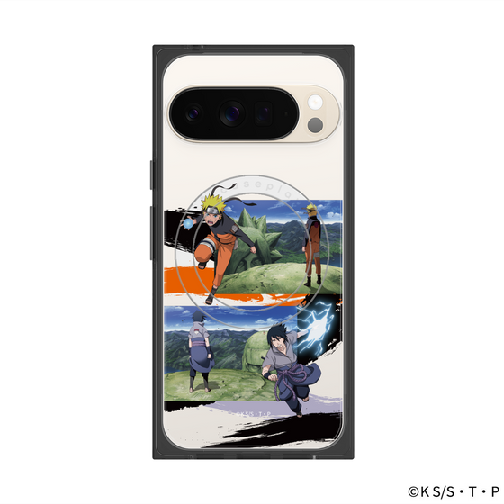 プレミアムスクエアケース with Pixelsnap［ NARUTO-ナルト- 疾風伝 - 終末の谷 ］