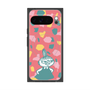 プレミアムスクエアケース with Pixelsnap［ MOOMIN - Little My - Angry face/color ］