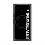 プレミアムスクエアケース with Pixelsnap［ 1PIU1UGUALE3 - ロゴ vertical - ブラック ］