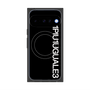 プレミアムスクエアケース with Pixelsnap［ 1PIU1UGUALE3 - ロゴ vertical - ブラック ］