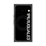 プレミアムスクエアケース with Pixelsnap［ 1PIU1UGUALE3 - ロゴ vertical - ブラック ］