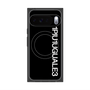 プレミアムスクエアケース with Pixelsnap［ 1PIU1UGUALE3 - ロゴ vertical - ブラック ］