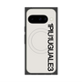 プレミアムスクエアケース with Pixelsnap［ 1PIU1UGUALE3 - ロゴ vertical - ホワイト ］
