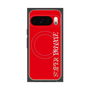 プレミアムスクエアケース with Pixelsnap［ SUPER PRIVATE - ロゴ - Red ］