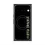 プレミアムスクエアケース with Pixelsnap［ SUPER PRIVATE - ロゴ - Black ］