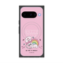 プレミアムスクエアケース with Pixelsnap［ エスターバニー - Rainbow - Pink ］
